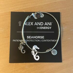 Alex and Ani Seahorse Charm Bracelet